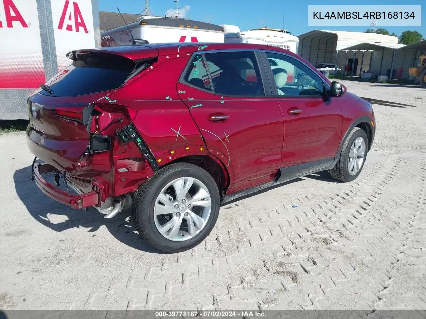 2024 Buick Encore Gx Preferred VIN: KL4AMBSL4RB168134 Lot: 39778167