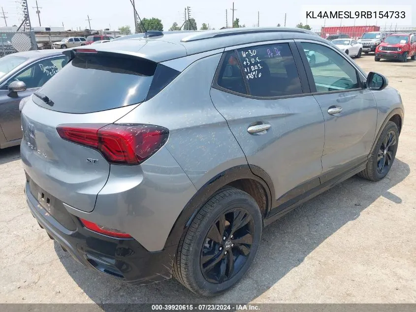 2024 Buick Encore Gx Sport Touring VIN: KL4AMESL9RB154733 Lot: 39920615