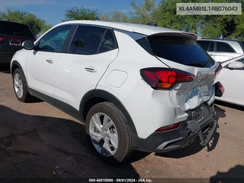 KL4AMBSL1RB076043 2024 Buick Encore Gx Preferred Fwd