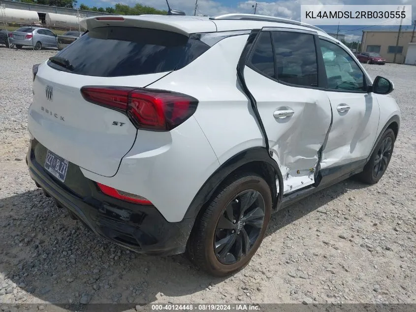 2024 Buick Encore Gx Sport Touring Fwd VIN: KL4AMDSL2RB030555 Lot: 40124448