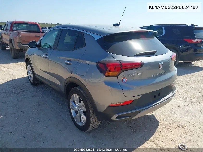 KL4AMBS22RB024783 2024 Buick Encore Gx Preferred Fwd