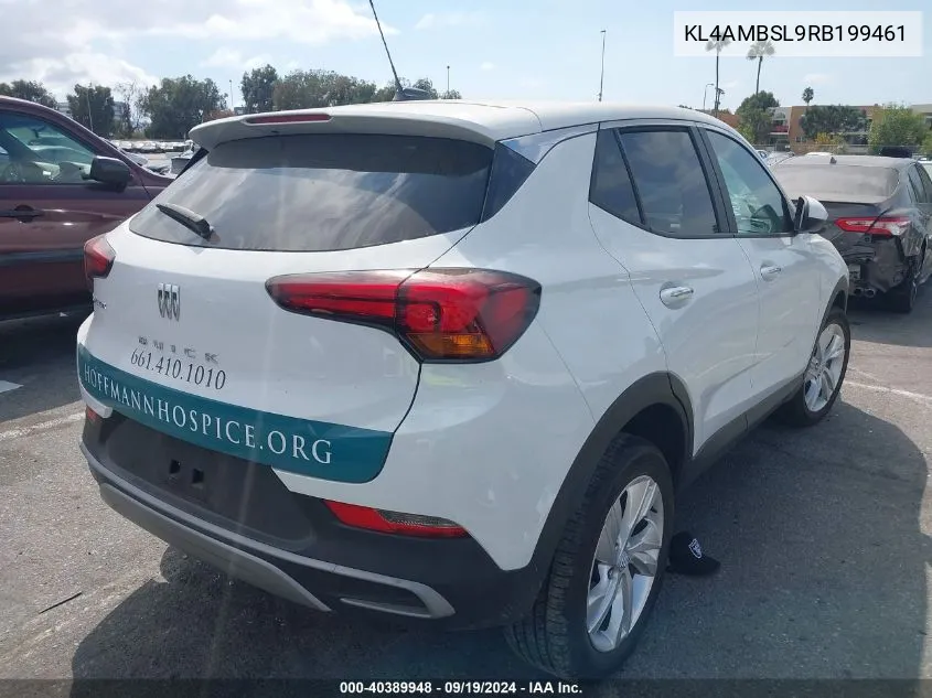 2024 Buick Encore Gx Preferred Fwd VIN: KL4AMBSL9RB199461 Lot: 40389948