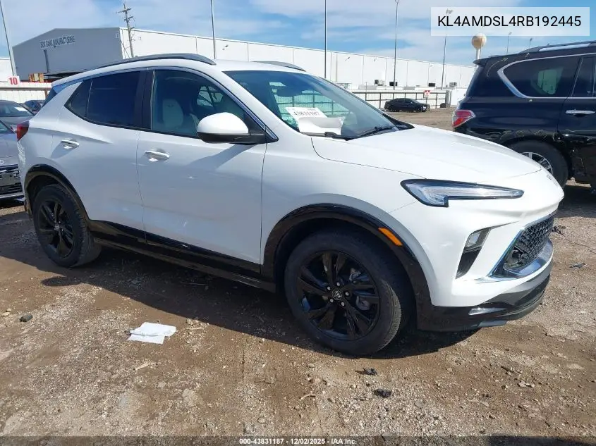 KL4AMDSL4RB192445 2024 Buick Encore Gx Sport Touring Fwd