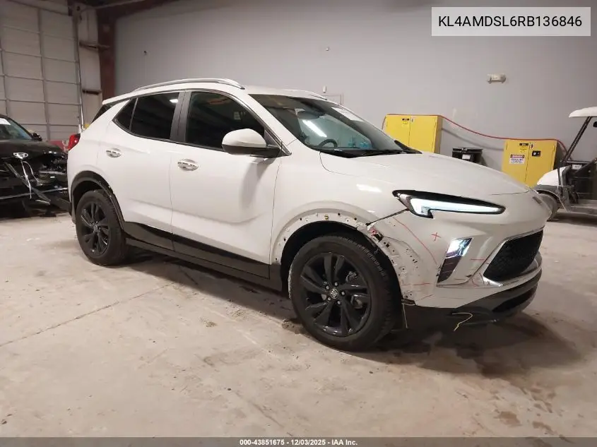 KL4AMDSL6RB136846 2024 Buick Encore Gx Sport Touring Fwd