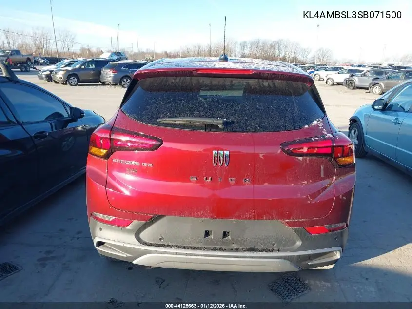 KL4AMBSL3SB071500 2025 Buick Encore Gx Preferred Fwd