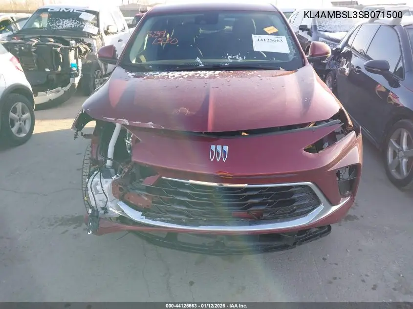 KL4AMBSL3SB071500 2025 Buick Encore Gx Preferred Fwd