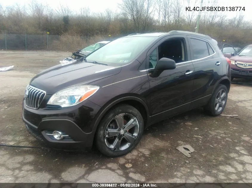 KL4CJFSBXDB138774 2013 Buick Encore Convenience