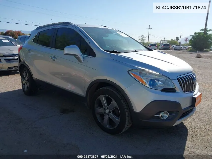 2013 Buick Encore Convenience VIN: KL4CJBSB2DB171874 Lot: 39373827