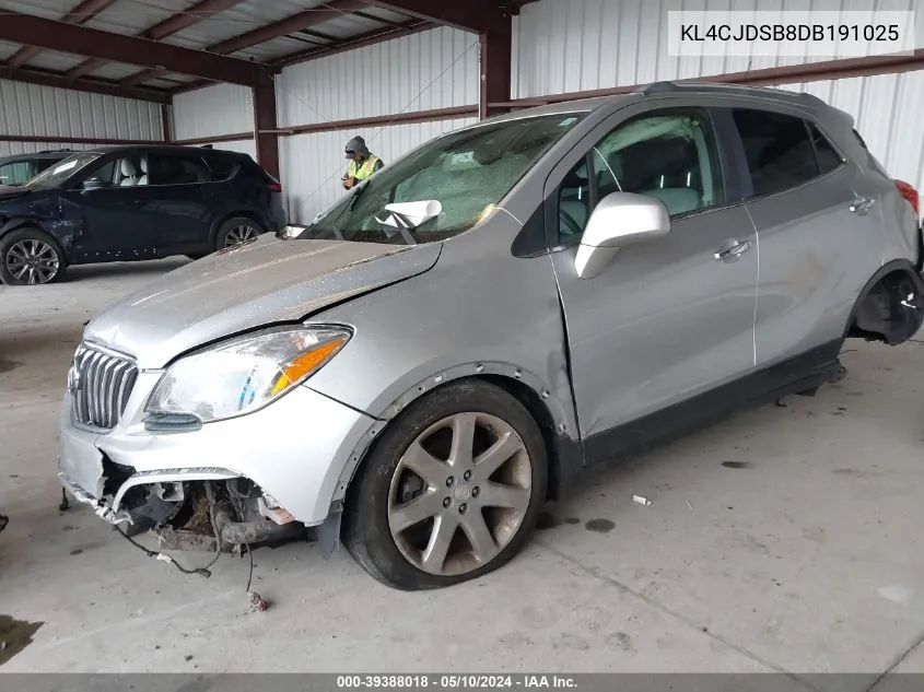 2013 Buick Encore Premium VIN: KL4CJDSB8DB191025 Lot: 39388018