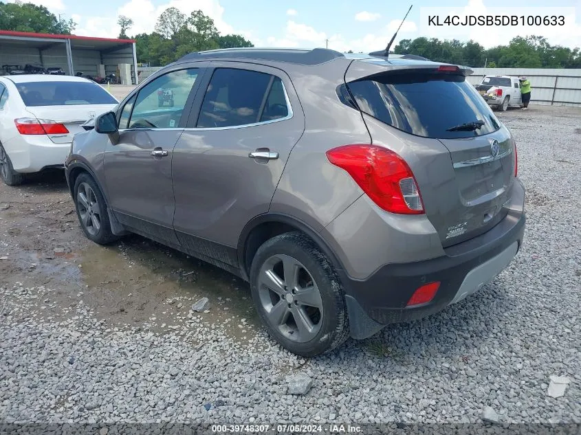 2013 Buick Encore Premium VIN: KL4CJDSB5DB100633 Lot: 39748307