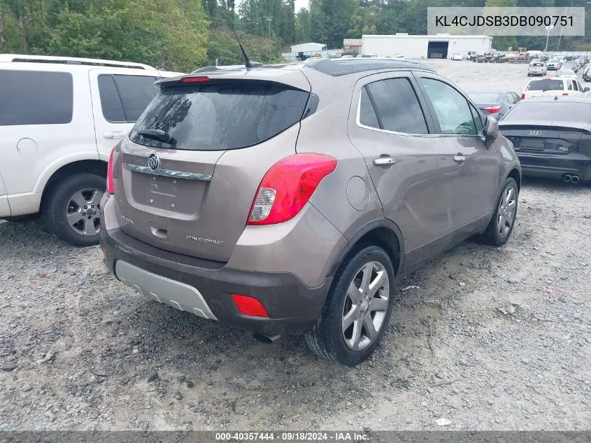 2013 Buick Encore Premium VIN: KL4CJDSB3DB090751 Lot: 40357444