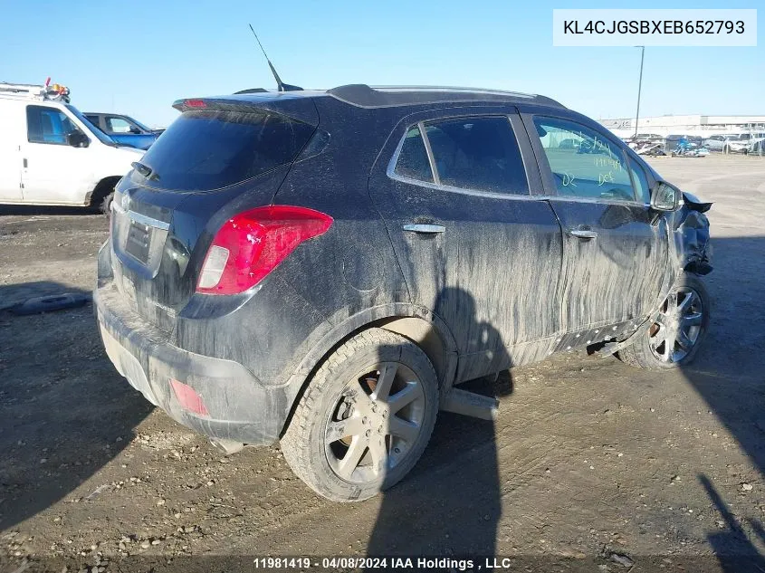 KL4CJGSBXEB652793 2014 Buick Encore