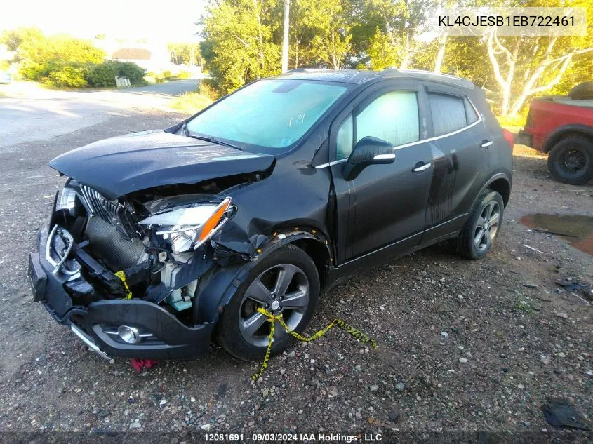 KL4CJESB1EB722461 2014 Buick Encore