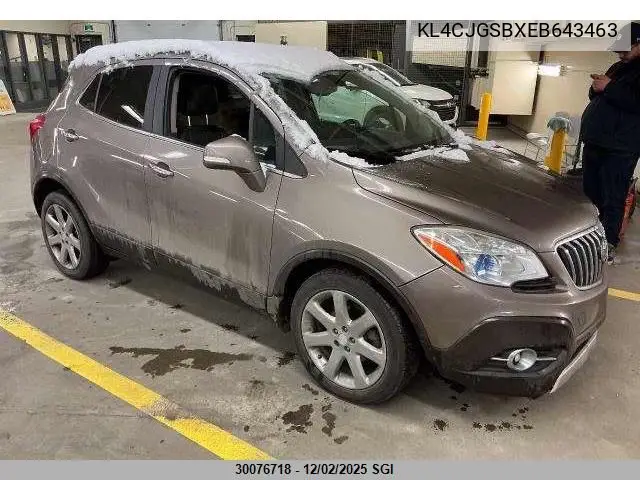 KL4CJGSBXEB643463 2014 Buick Encore