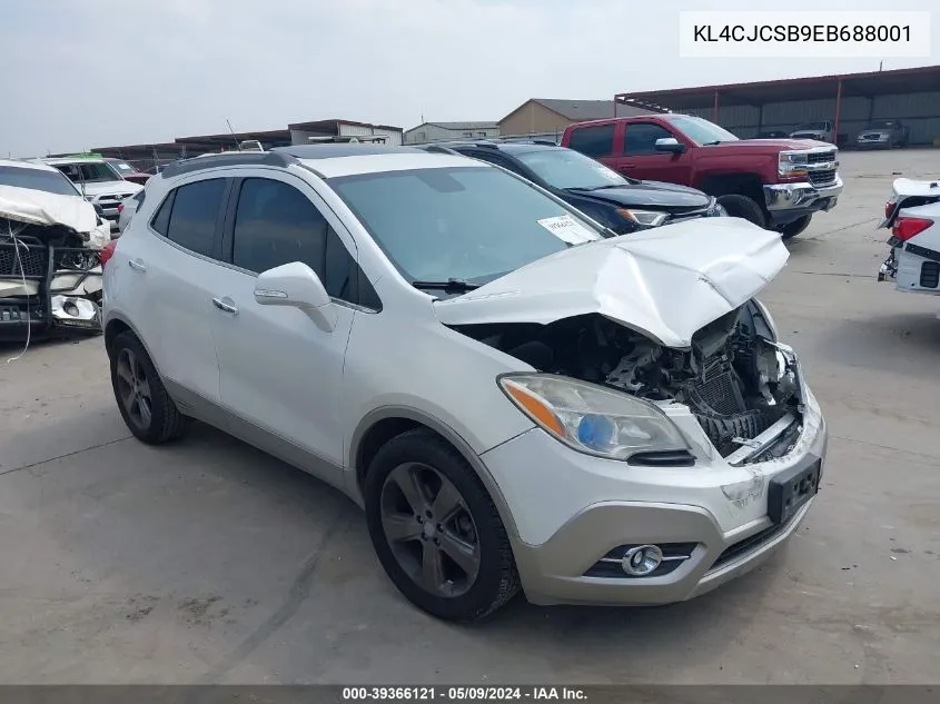 2014 Buick Encore Leather VIN: KL4CJCSB9EB688001 Lot: 39366121