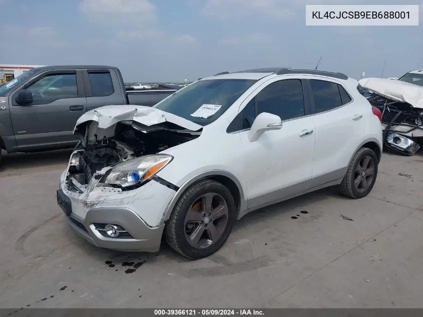 2014 Buick Encore Leather VIN: KL4CJCSB9EB688001 Lot: 39366121