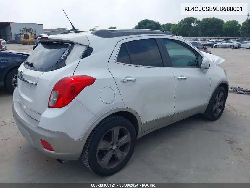 2014 Buick Encore Leather VIN: KL4CJCSB9EB688001 Lot: 39366121