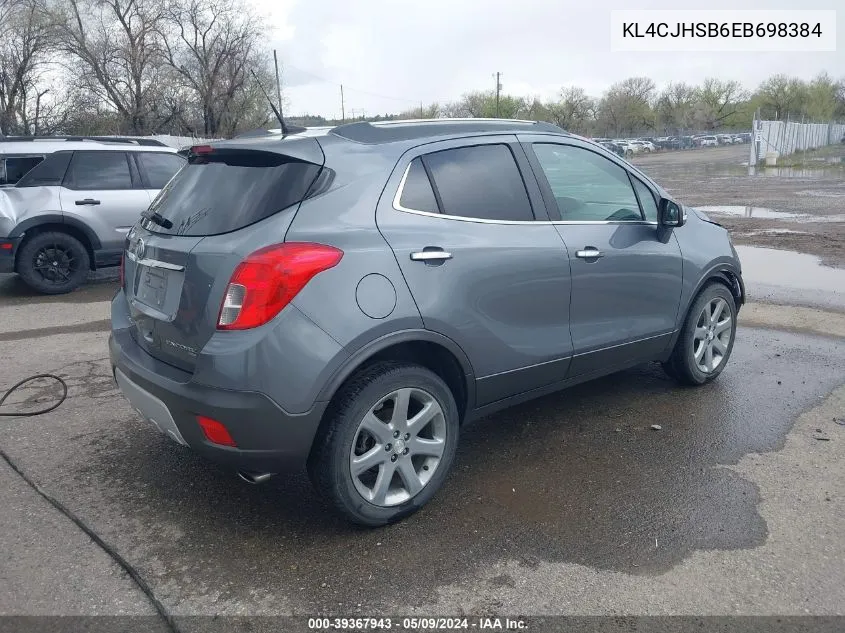 2014 Buick Encore Premium VIN: KL4CJHSB6EB698384 Lot: 39367943