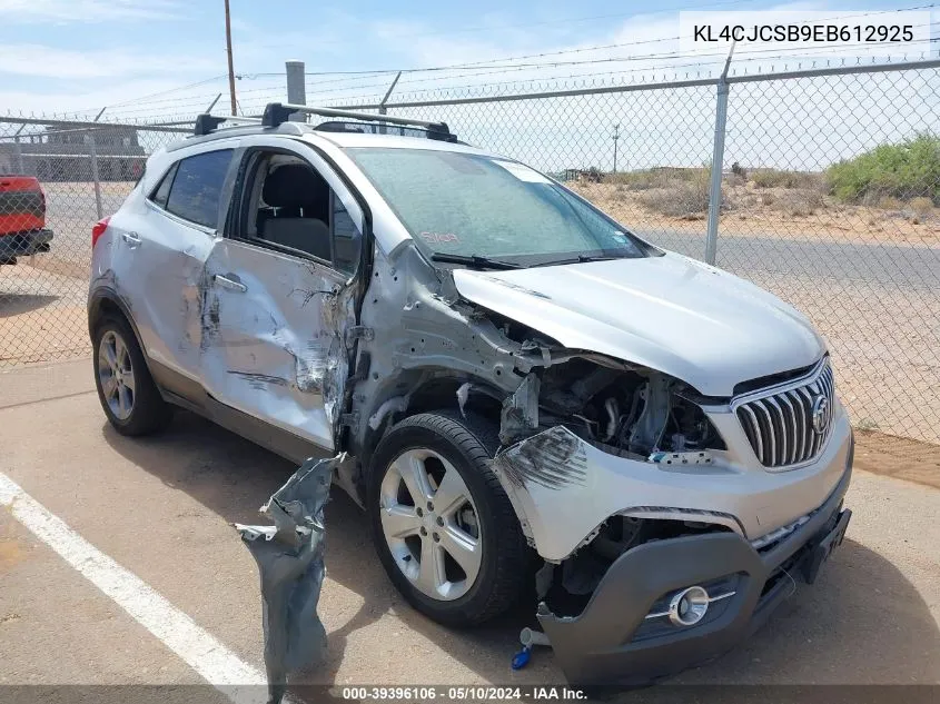 2014 Buick Encore Leather VIN: KL4CJCSB9EB612925 Lot: 39396106