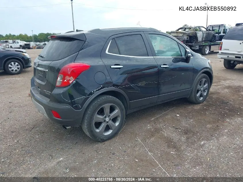 2014 Buick Encore VIN: KL4CJASBXEB550892 Lot: 40223785