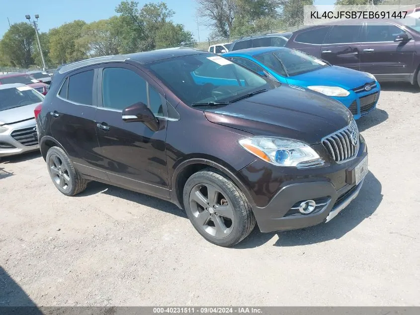 KL4CJFSB7EB691447 2014 Buick Encore Convenience