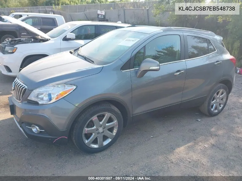 KL4CJCSB7EB548738 2014 Buick Encore