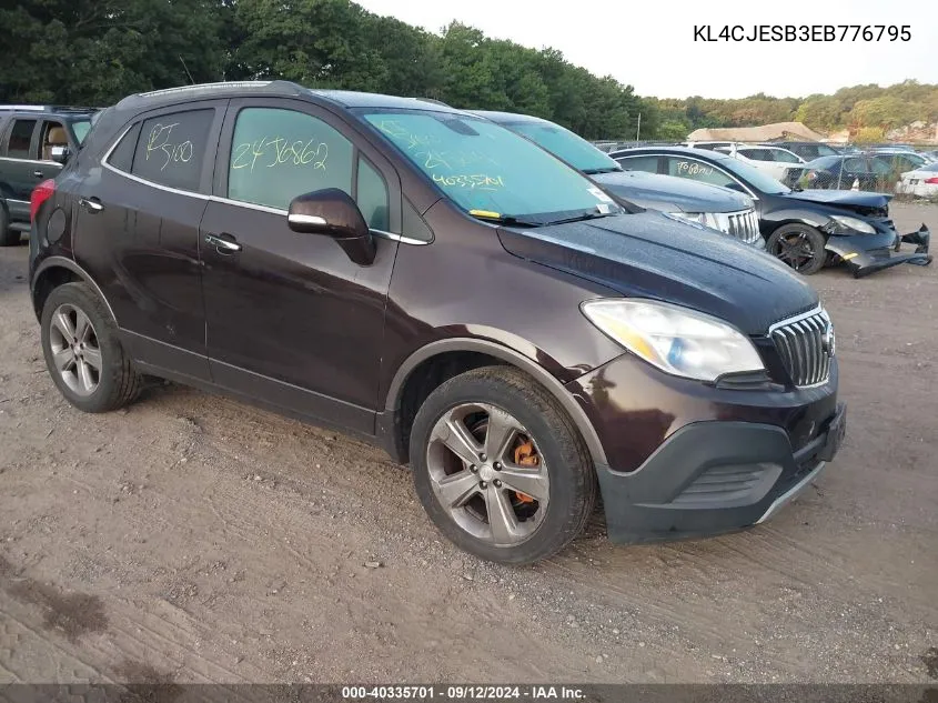 2014 Buick Encore VIN: KL4CJESB3EB776795 Lot: 40335701