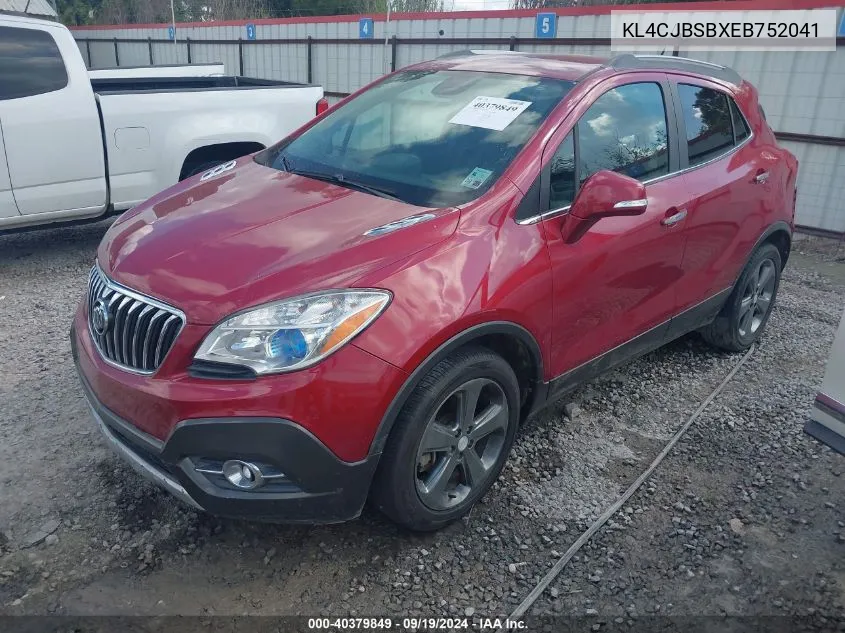 2014 Buick Encore Convenience VIN: KL4CJBSBXEB752041 Lot: 40379849