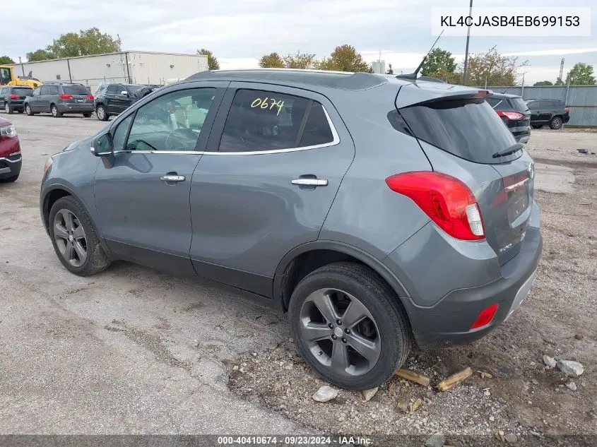 2014 Buick Encore VIN: KL4CJASB4EB699153 Lot: 40410674