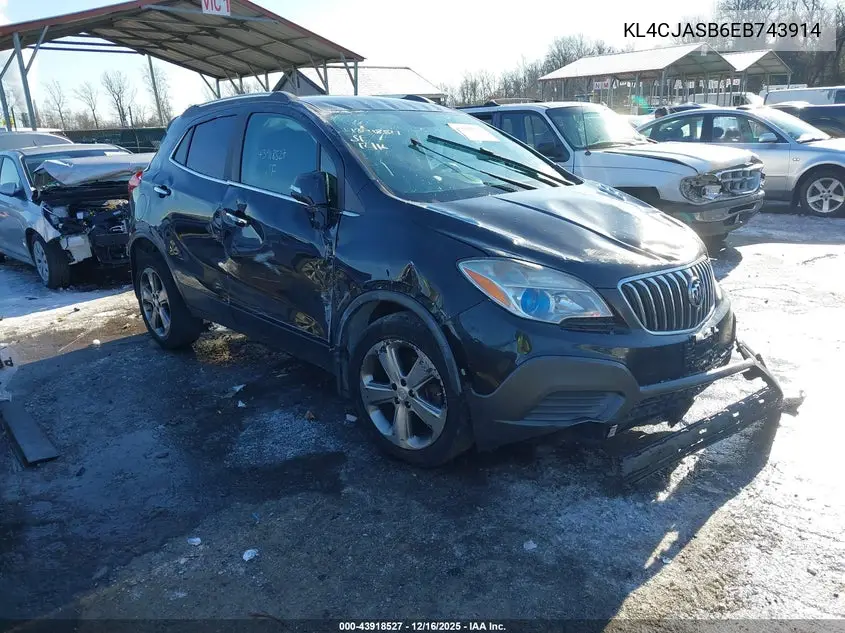 KL4CJASB6EB743914 2014 Buick Encore