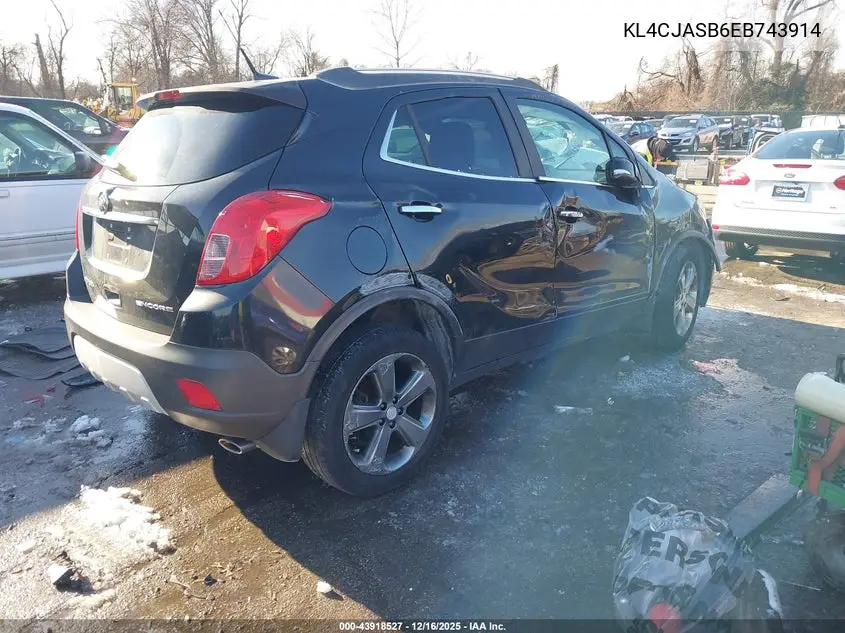 KL4CJASB6EB743914 2014 Buick Encore