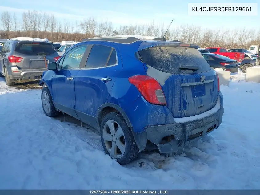 KL4CJESB0FB129661 2015 Buick Encore