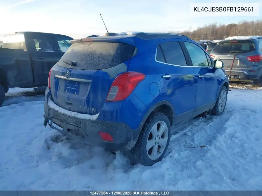 KL4CJESB0FB129661 2015 Buick Encore