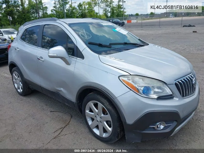 2015 Buick Encore Premium VIN: KL4CJDSB1FB160816 Lot: 39513434