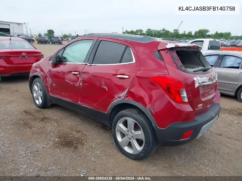 KL4CJASB3FB140758 2015 Buick Encore