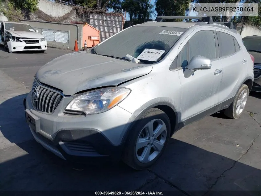 KL4CJASB9FB230464 2015 Buick Encore