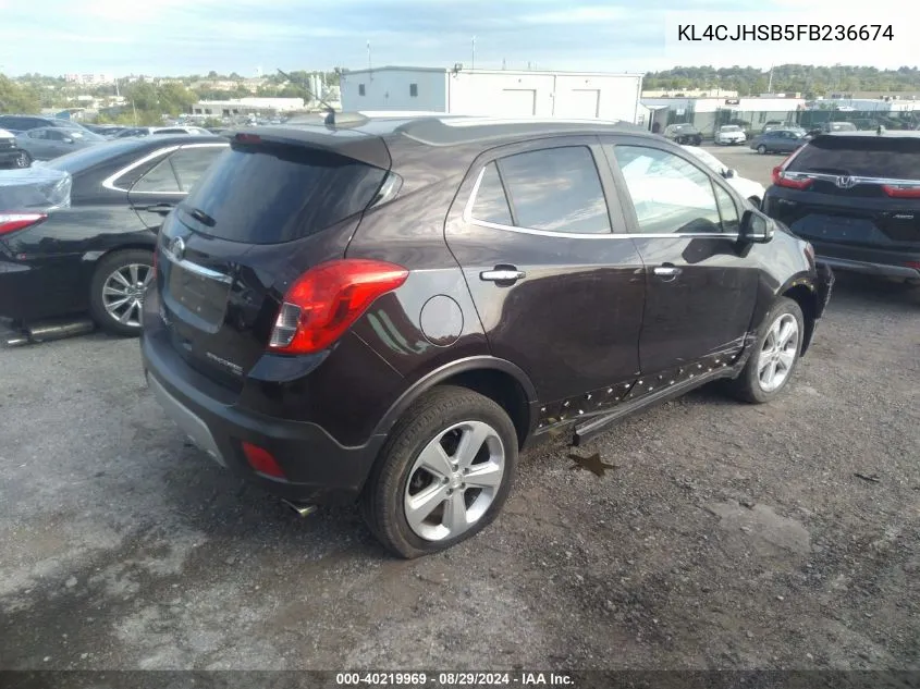 2015 Buick Encore Premium VIN: KL4CJHSB5FB236674 Lot: 40219969