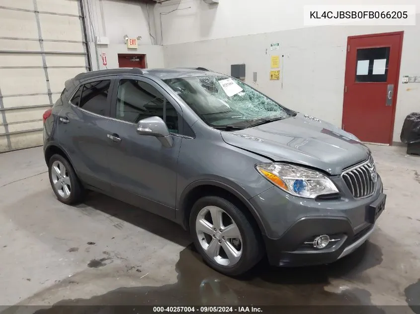 2015 Buick Encore Convenience VIN: KL4CJBSB0FB066205 Lot: 40257004