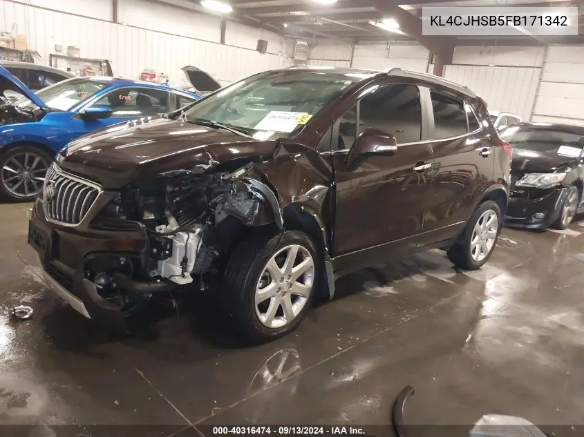 KL4CJHSB5FB171342 2015 Buick Encore Premium