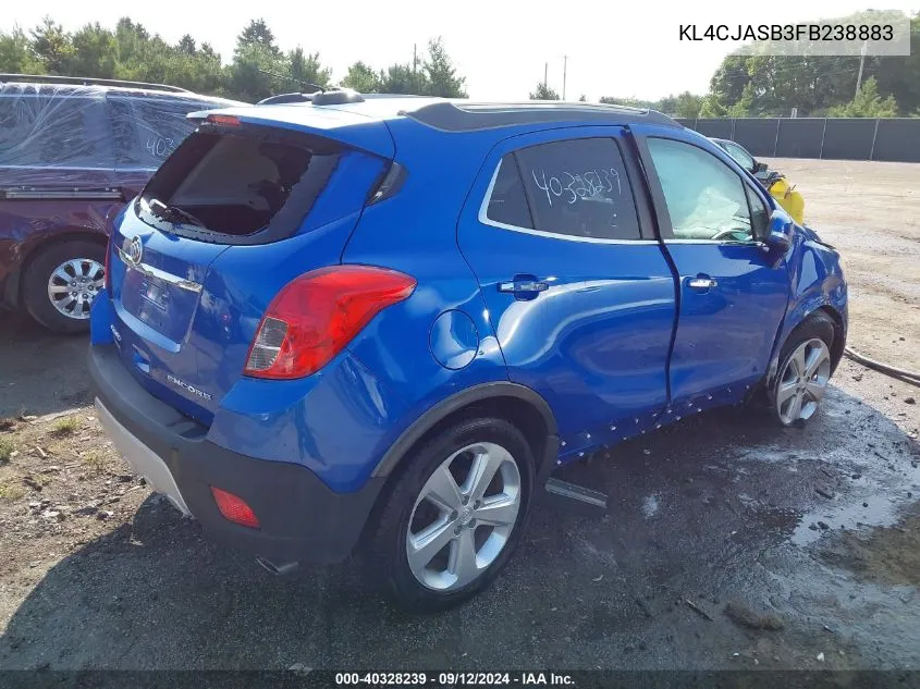 2015 Buick Encore VIN: KL4CJASB3FB238883 Lot: 40328239