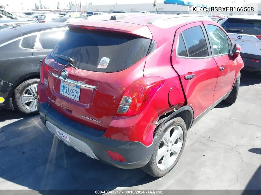 KL4CJBSBXFB166568 2015 Buick Encore Convenience