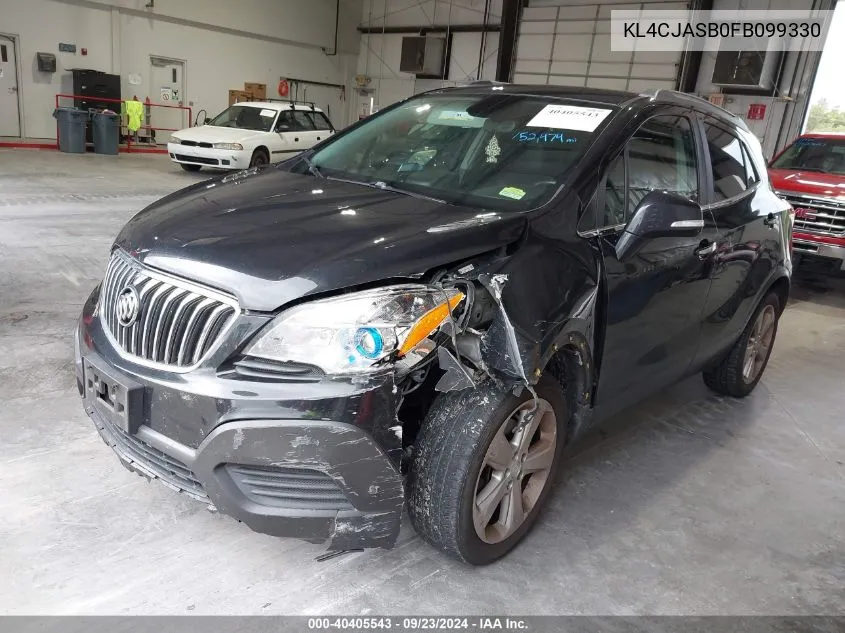 2015 Buick Encore VIN: KL4CJASB0FB099330 Lot: 40405543