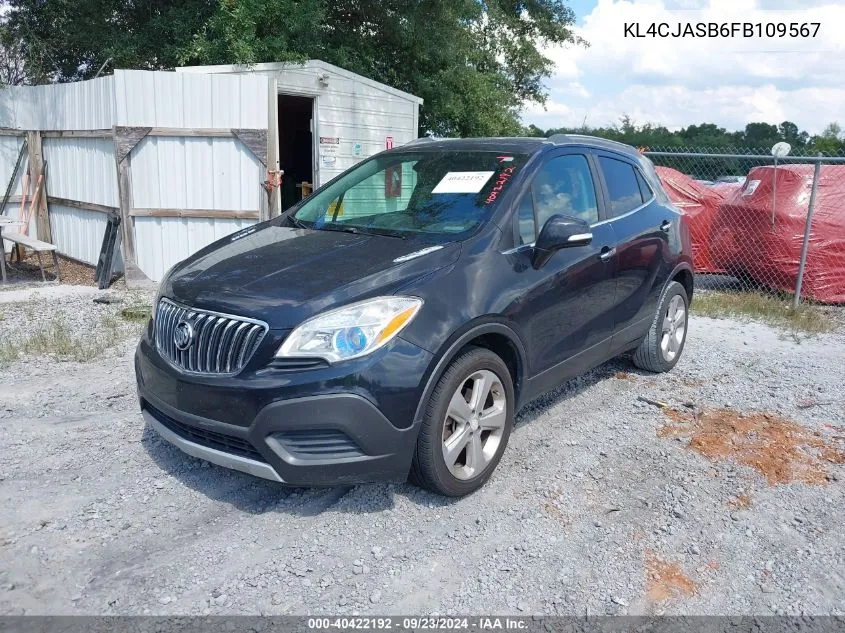 2015 Buick Encore VIN: KL4CJASB6FB109567 Lot: 40422192