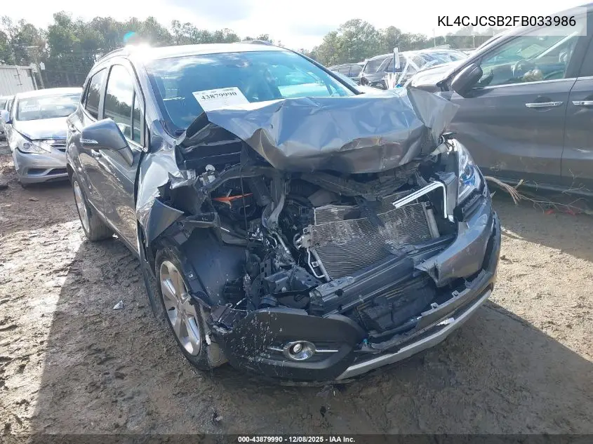 KL4CJCSB2FB033986 2015 Buick Encore Leather