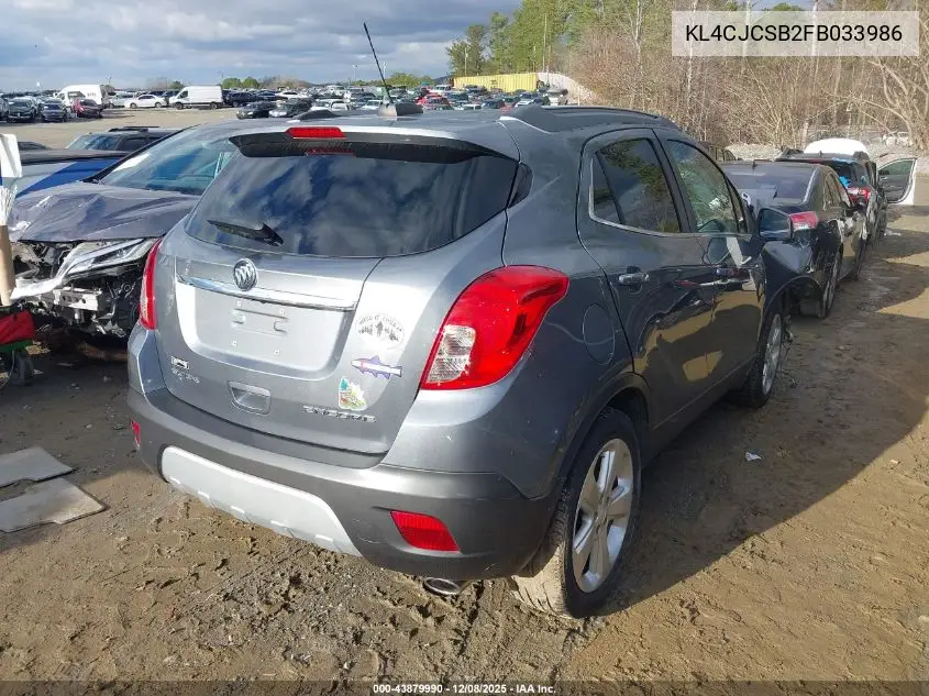 KL4CJCSB2FB033986 2015 Buick Encore Leather