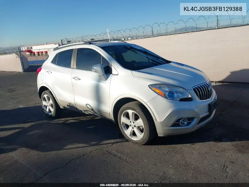 KL4CJGSB3FB129388 2015 Buick Encore Leather
