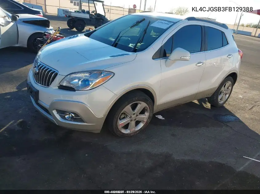 KL4CJGSB3FB129388 2015 Buick Encore Leather