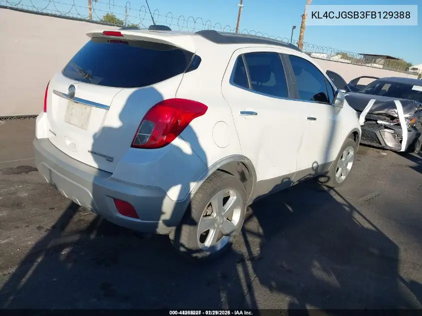 KL4CJGSB3FB129388 2015 Buick Encore Leather