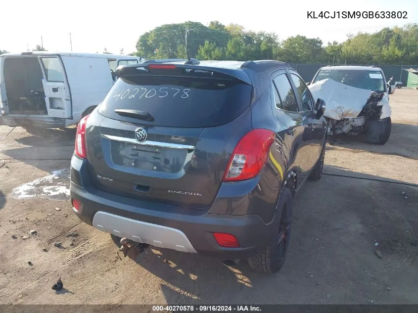 KL4CJ1SM9GB633802 2016 Buick Encore Sport Touring