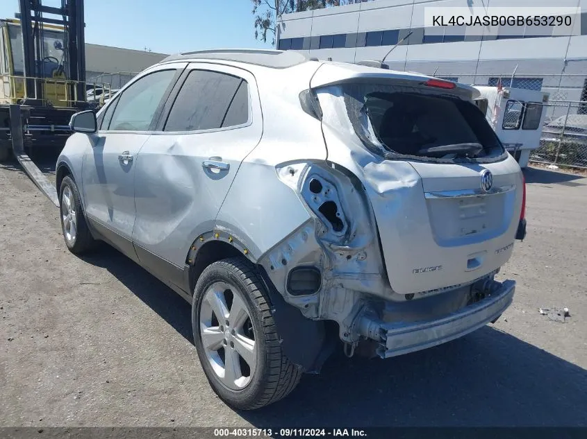 KL4CJASB0GB653290 2016 Buick Encore